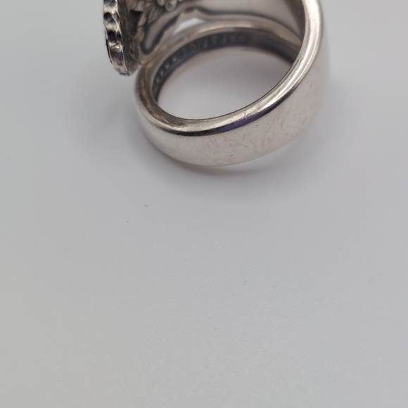 Vintage Prestige Plate Size 9 Spoon Ring. - Picture 9 of 9